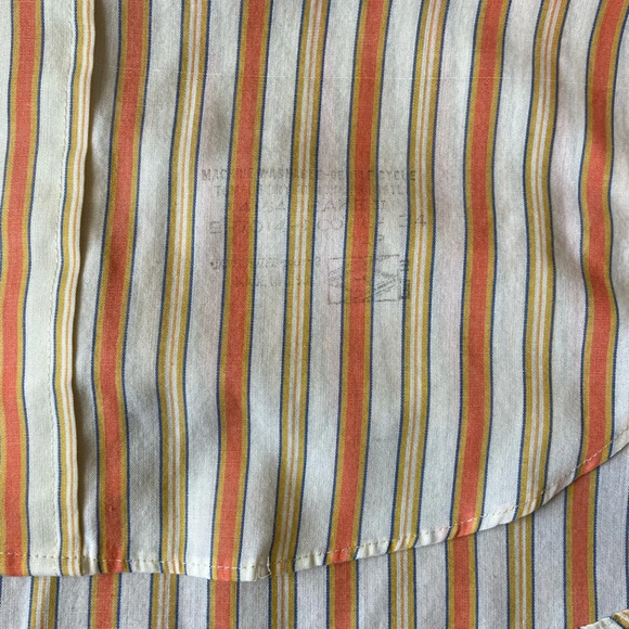 Vintage 1970s Arrow Kent Collection Men’s Button Down Striped 16-34 Drake II - Picture 13 of 16